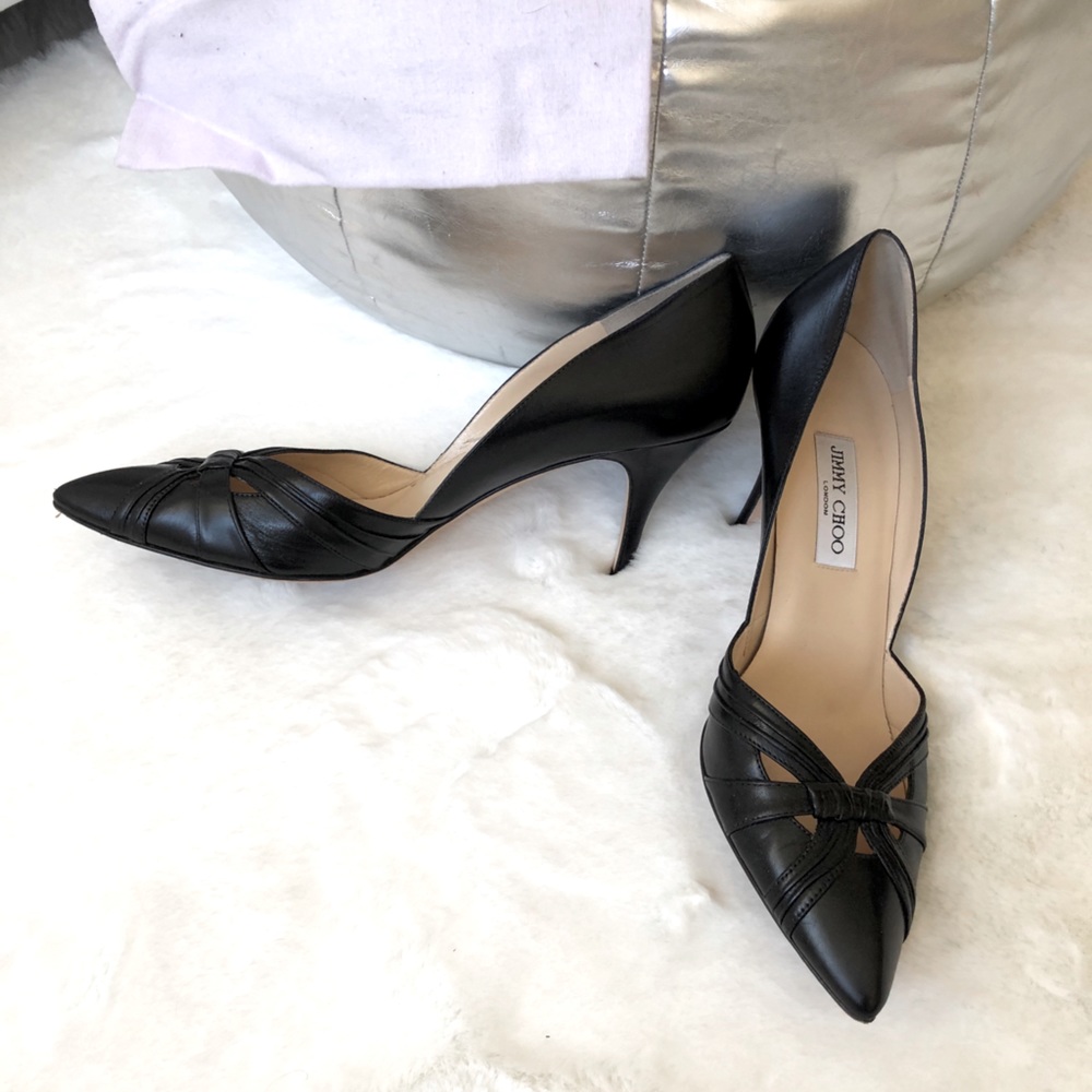 Jimmy Choo black heels. Size 42.